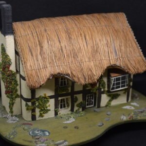 reuge music box, musical cottage, tudor house, elizabethan, greensleeves, handmade england, vintage jewelry box