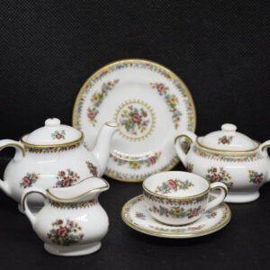 Set de té miniatura Coalport "Ming Rose"